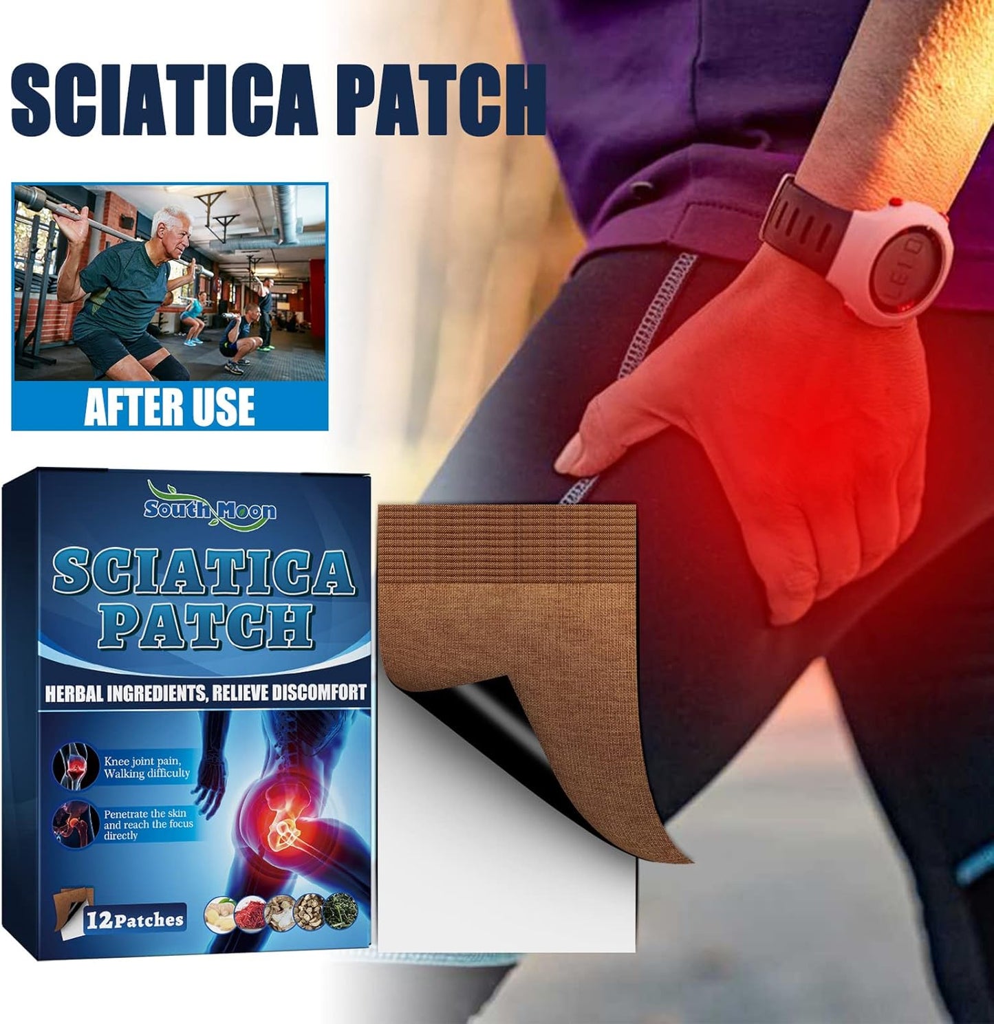 CiatiPatch™ – El parche experto en aliviar la ciática.