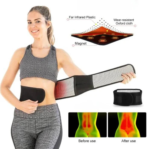 Faja Lumbar Térmica TourmaBelt™