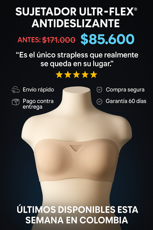 sujetador sin tiras