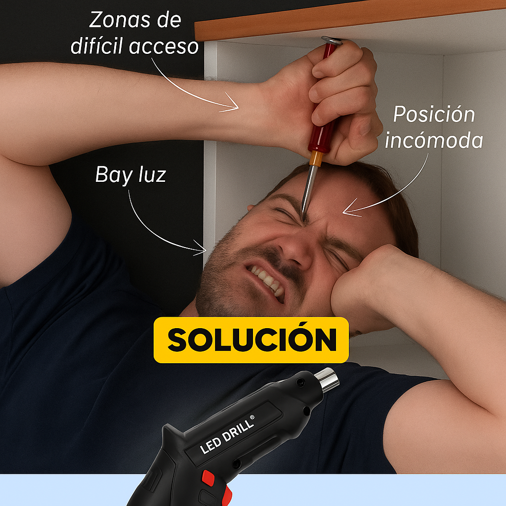 El destornillador eléctrico que transforma la forma en que trabajas en casa 🔋