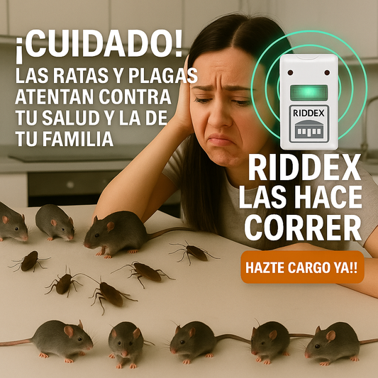 RIDDEX Elimina plagas sin químicos – Protege a tu familia HOY