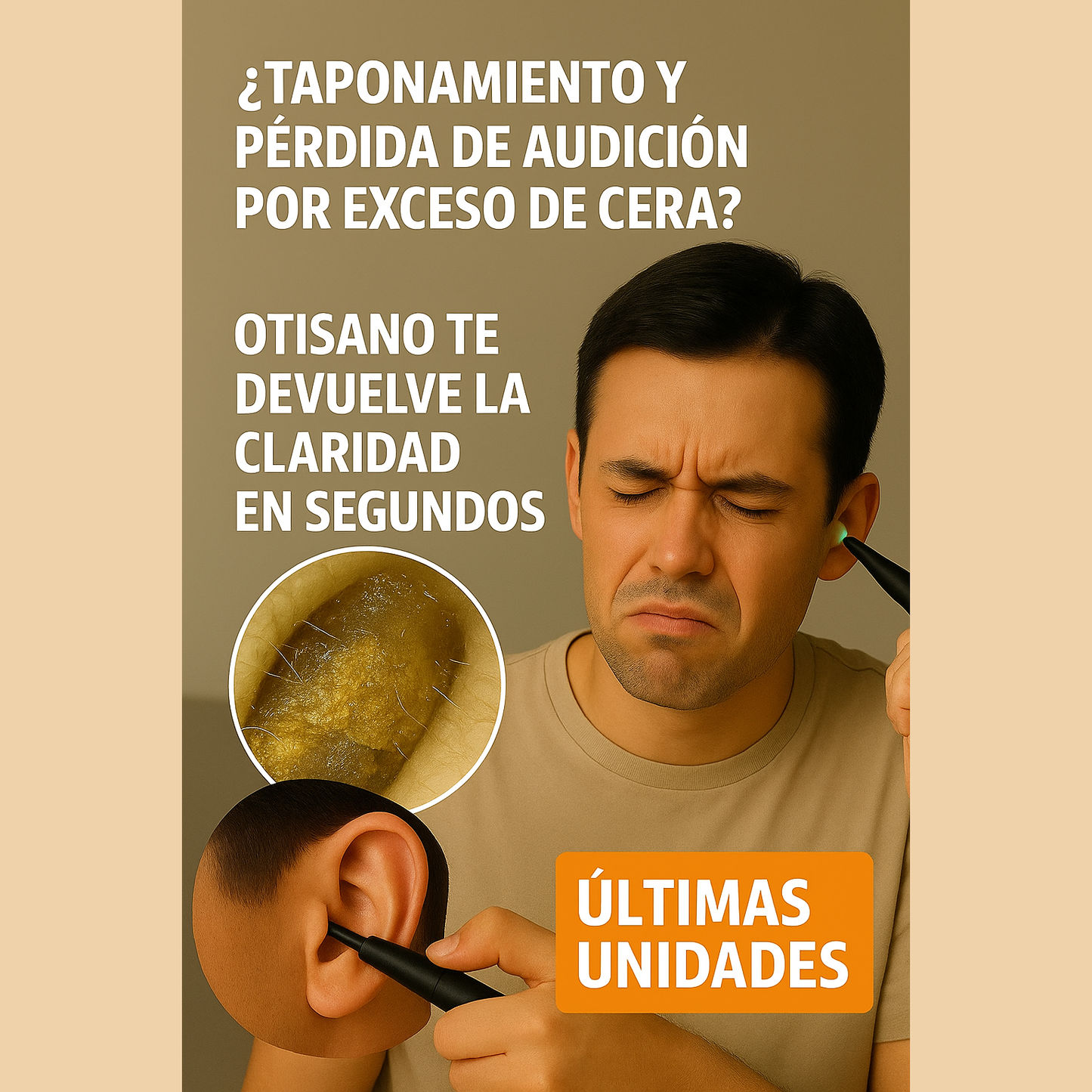 Limpia Oídos Otisano – Tecnología Visual Inalámbrica