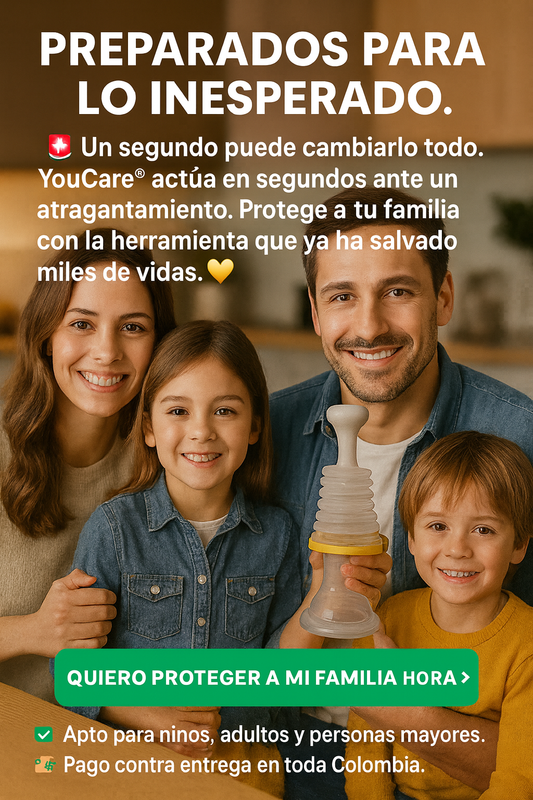 DISPOSITIVO ANTIASFIXIA YOUCARE® - ACTÚA EN SEGUNDOS EN CASO DE EMERGENCIA